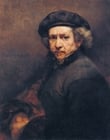 Foto maleri av Rembrandt