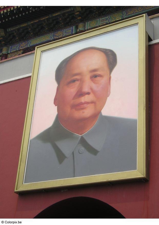 Foto Mao Zedong, partileder, Folkerepublikken Kina