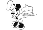 Bilde å fargelegge Minnie Mouse