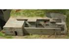 modell av tysk bunker 1916