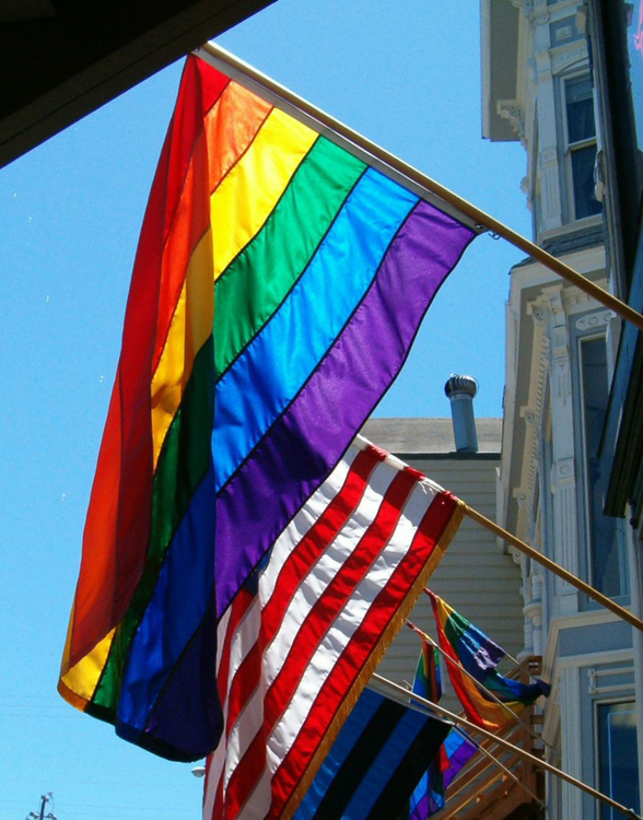 Foto regnbueflagg