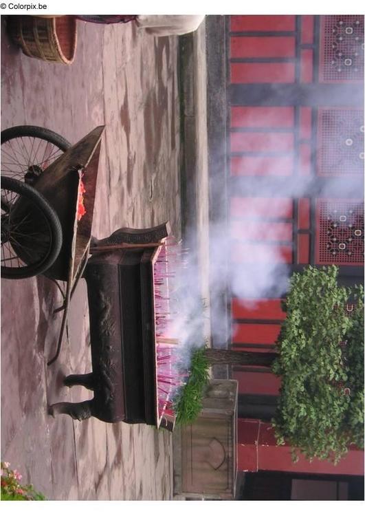 rÃ¸kelse i Chengdu-templet