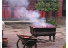røkelse i Chengdu-templet