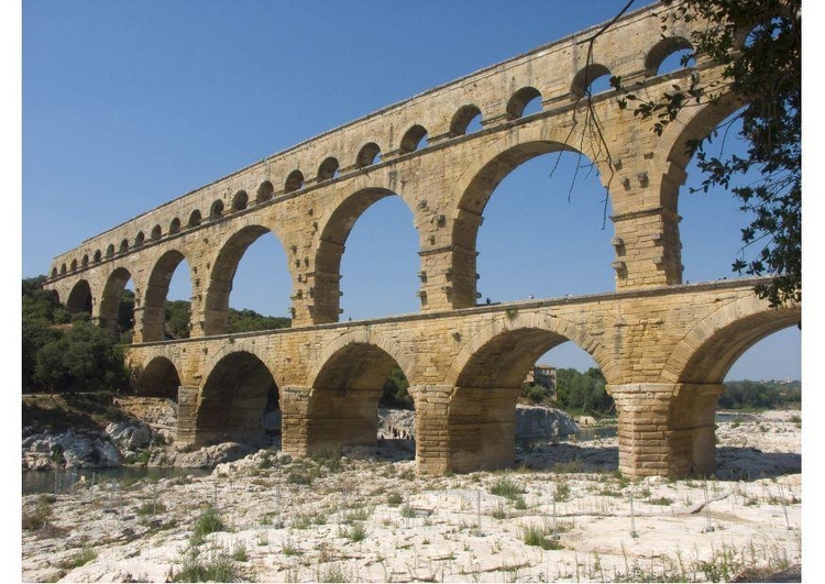 Foto romersk akvedukt, Nime, Frankrike