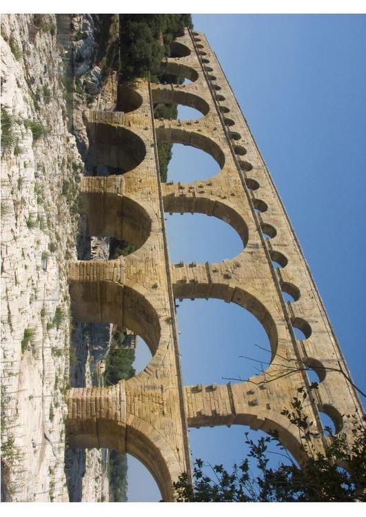 romersk akvedukt, Nime, Frankrike