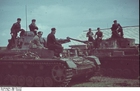 Foto Russland - soldater med panservogner