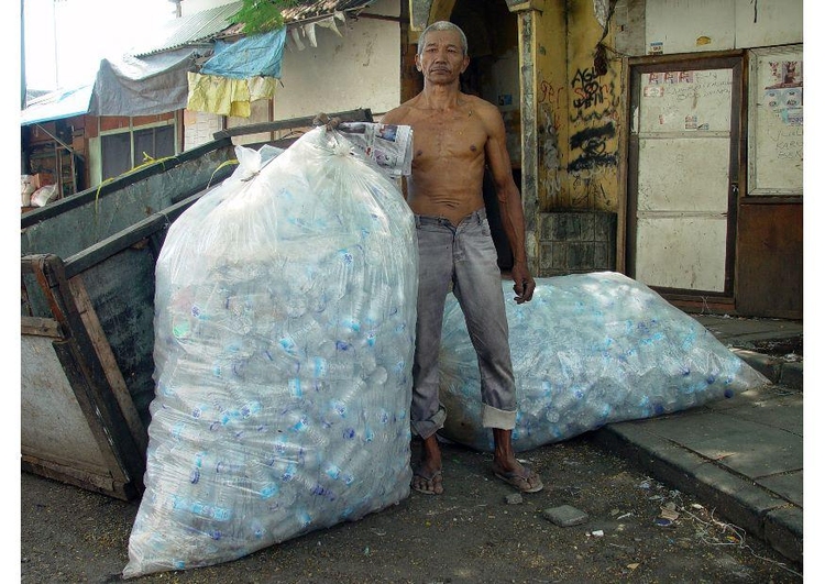 Foto slum i Jakarta