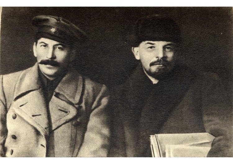 Foto Stalin og Lenin