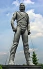 Fotografier statue av Michael Jackson