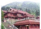 tempel i Mount Emei