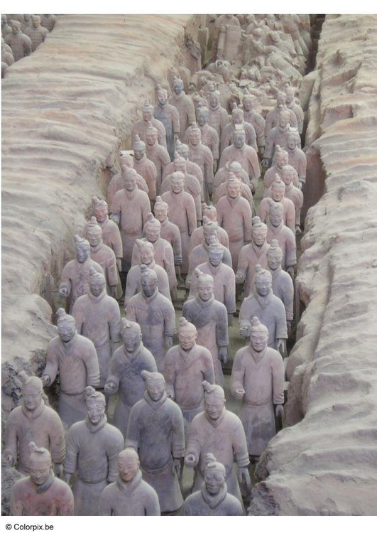 Foto terrakottastatuer, Xian 3
