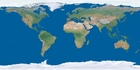 verdenskart uten skyer