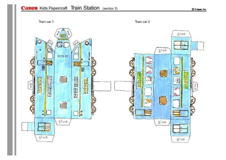 håndverk for barn jernbanestasjon 3