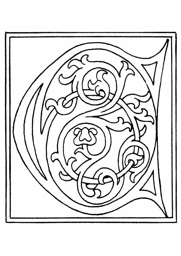 01a. alfabet c Fargeleggingsbilde 01a. alfabet c