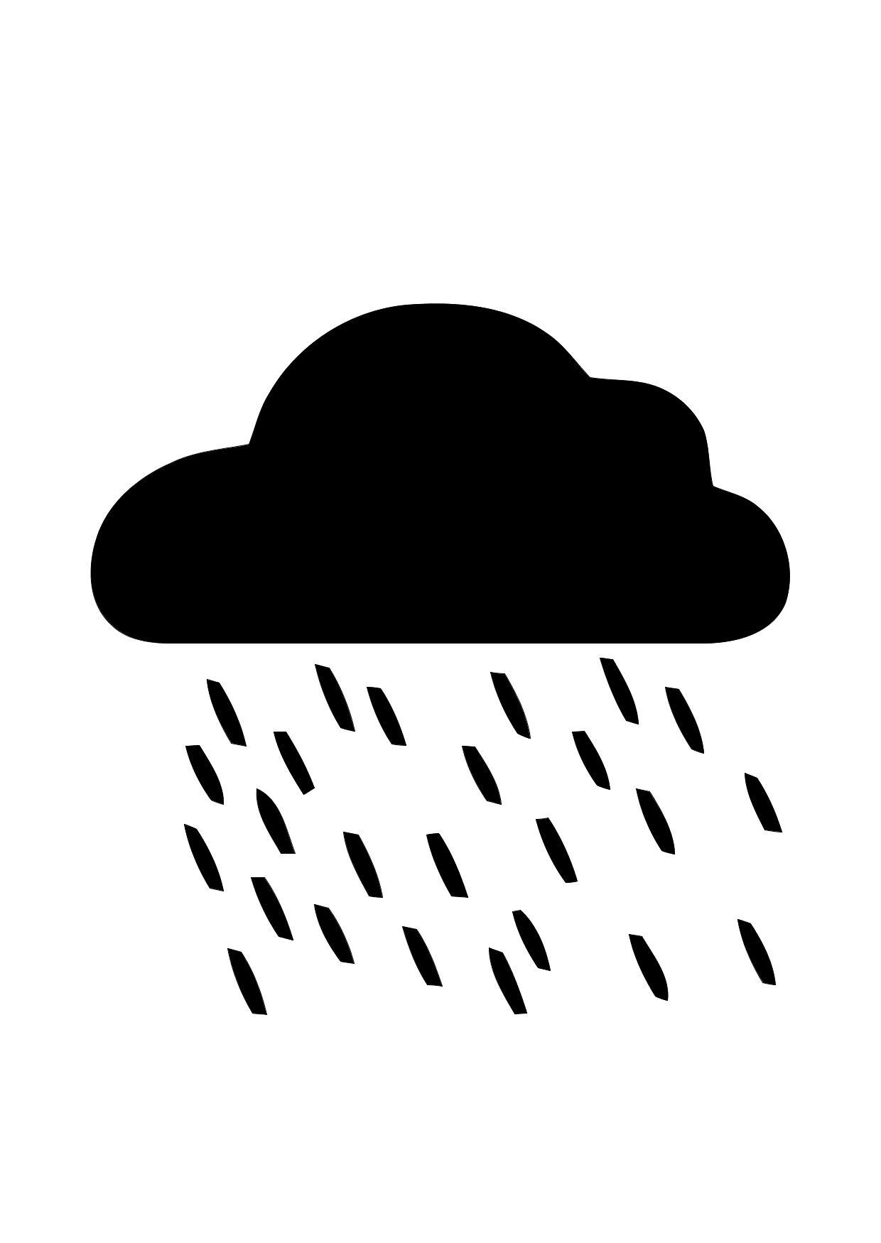 Fargeleggingsbilde 01a. regn
