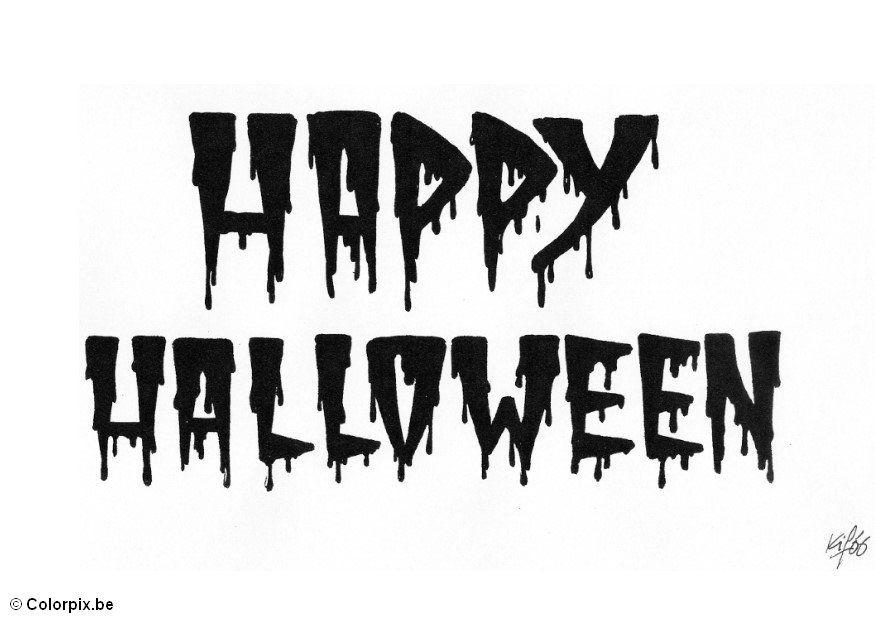 05 happy halloween Fargeleggingsbilde 05 happy halloween