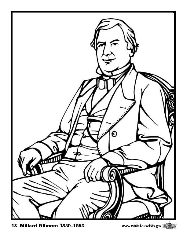 Fargeleggingsbilde 13 millard fillmore