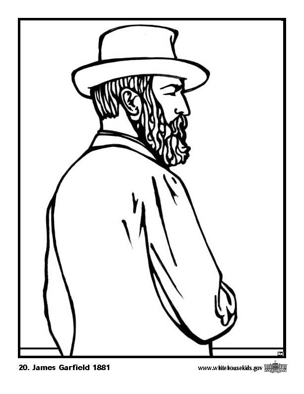 Fargeleggingsbilde 20 james garfield