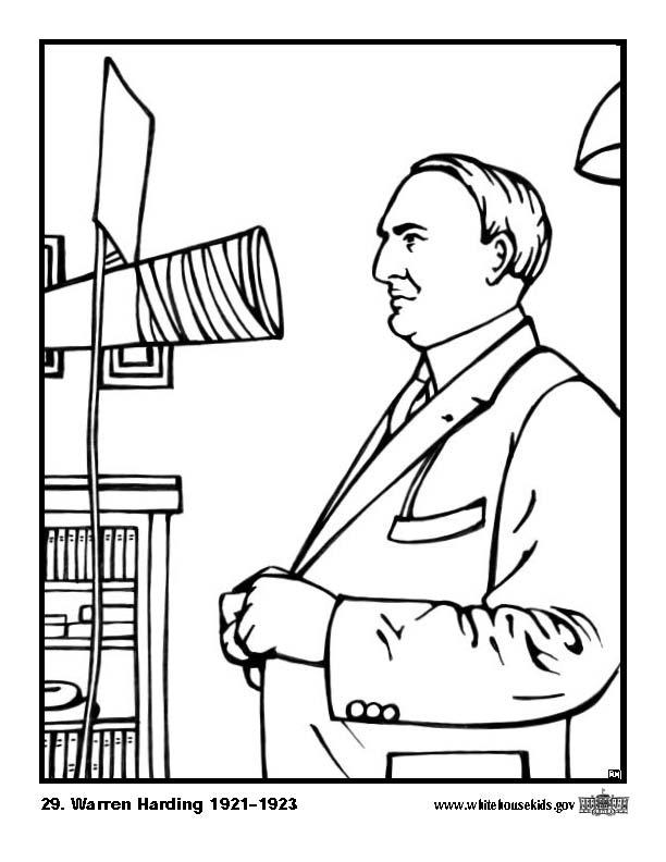 29 warren harding Fargeleggingsbilde 29 warren harding