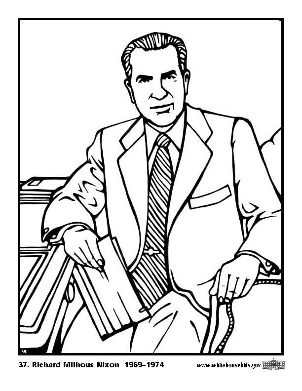 37 richard milhous nixon Fargeleggingsbilde 37 richard milhous nixon