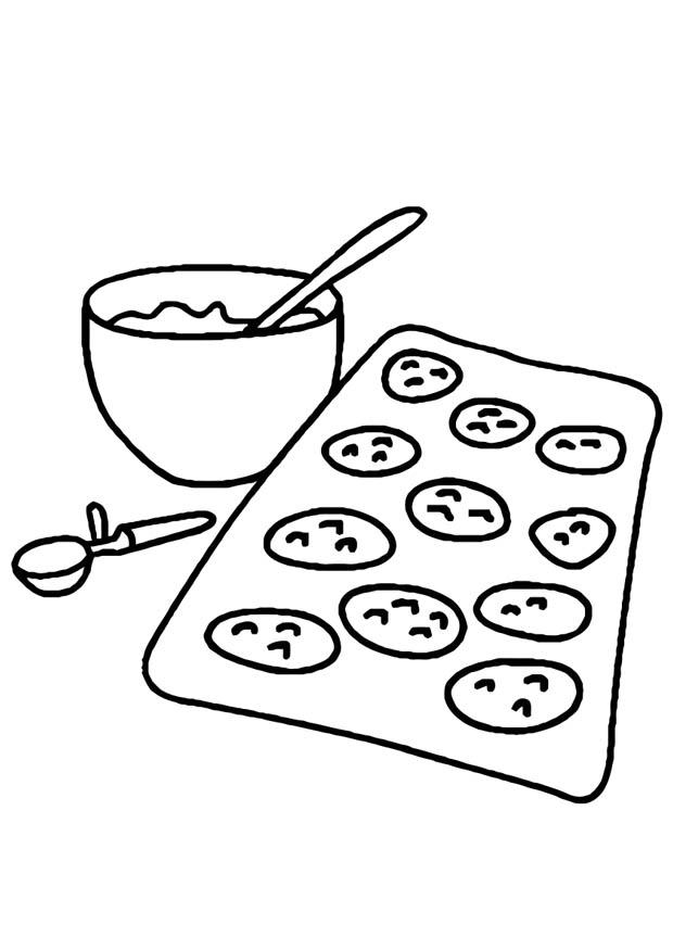 A¥ bake kaker Fargeleggingsbilde A¥ bake kaker