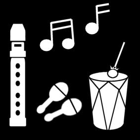A¥ lage musikk Fargeleggingsbilde A¥ lage musikk