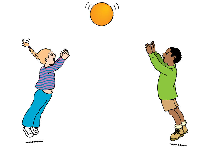 bilde A¥ leke med en ball