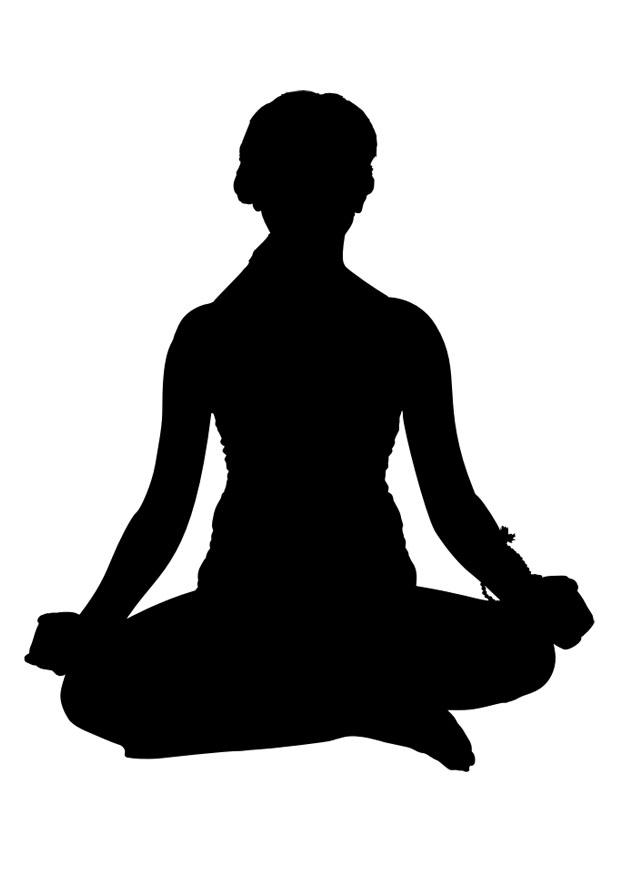 Fargeleggingsbilde A¥ meditere