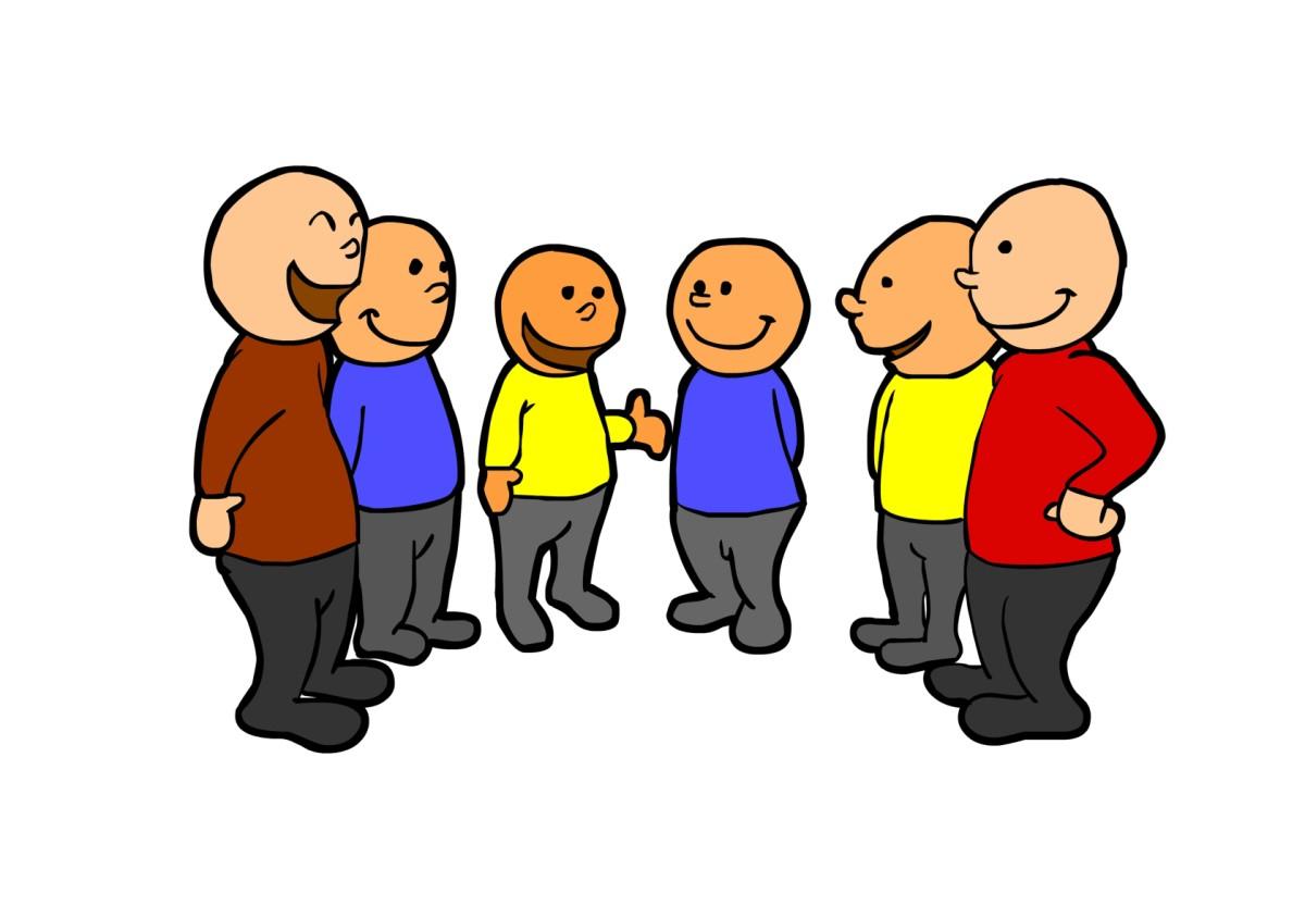 bilde A¥ snakke i gruppe