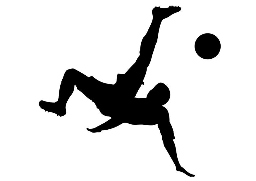 Fargeleggingsbilde A¥ spille fotball