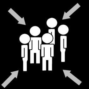 A¥ stA¥ i en gruppe Fargeleggingsbilde A¥ stA¥ i en gruppe