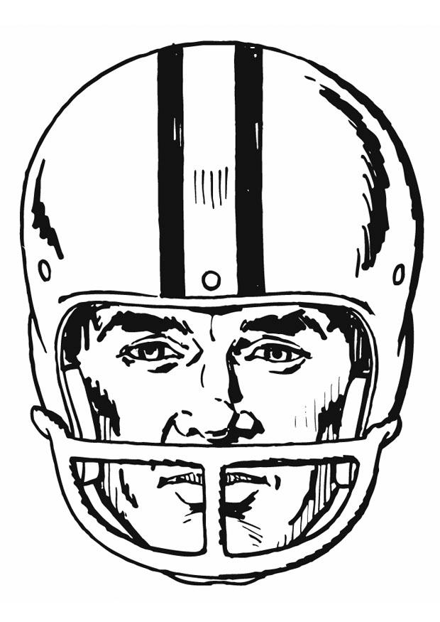 Fargeleggingsbilde american football