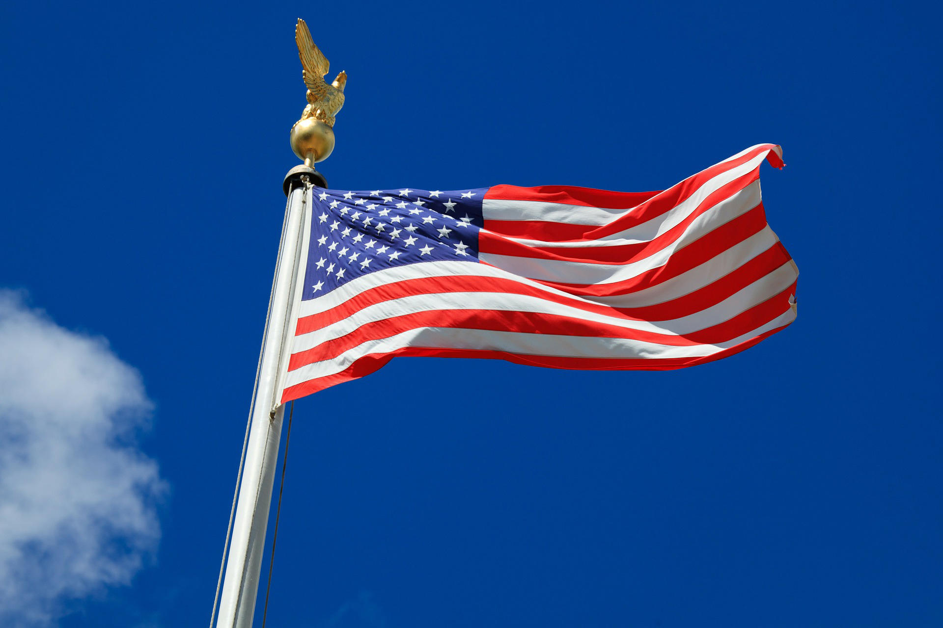 Foto amerikansk flagg