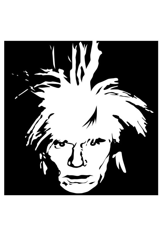Fargeleggingsbilde andy warhol