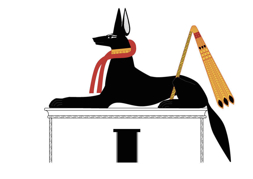 bilde anubis som sjakal