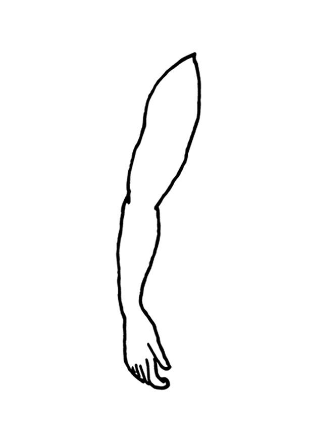 arm Fargeleggingsbilde arm