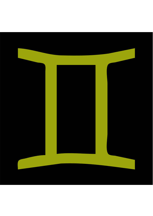 bilde astrologiske tegn - tvillingene