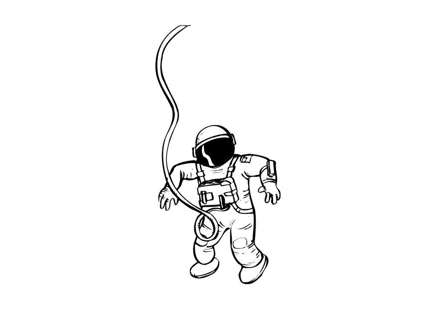 astronaut Fargeleggingsbilde astronaut