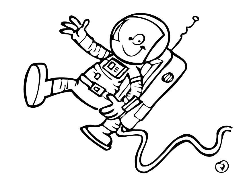 astronaut Fargeleggingsbilde astronaut