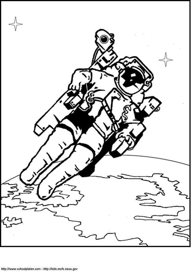 astronaut Fargeleggingsbilde astronaut