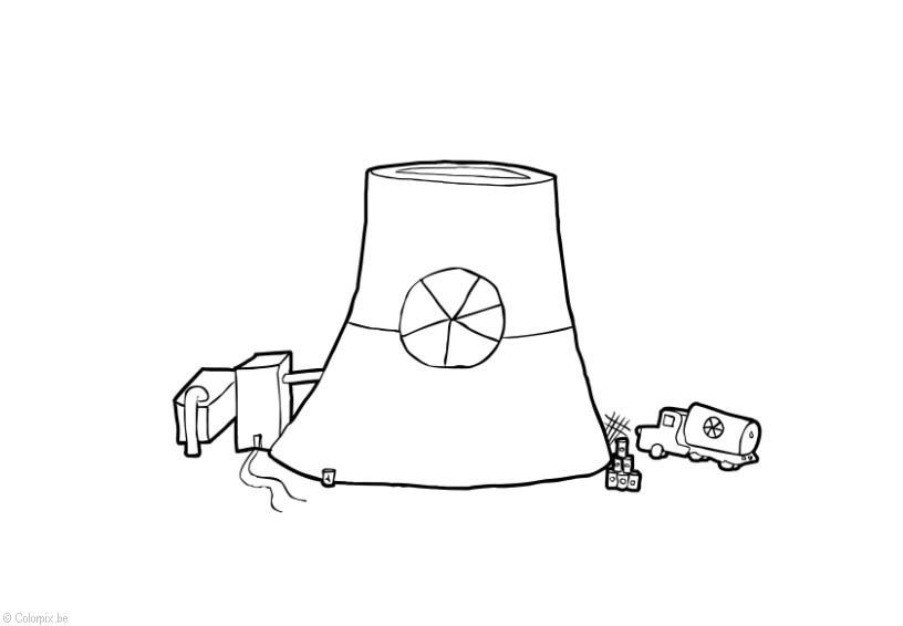 atomenergi Fargeleggingsbilde atomenergi