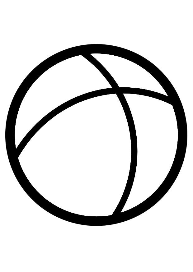 Fargeleggingsbilde ball