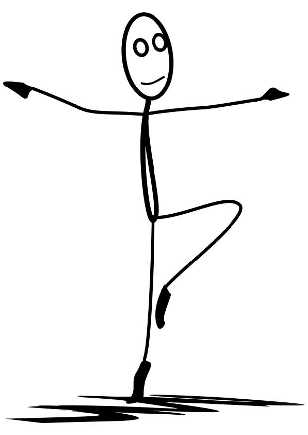 ballett Fargeleggingsbilde ballett