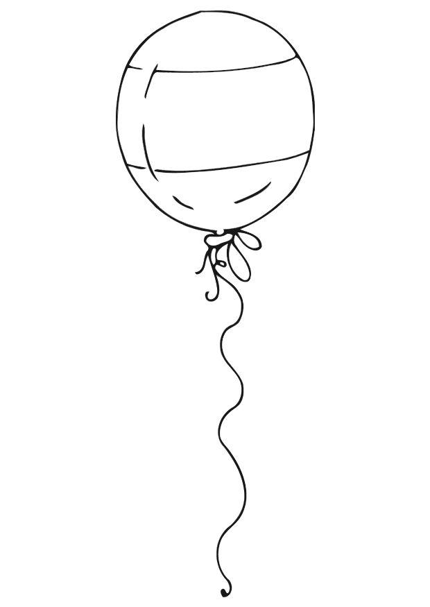 ballong Fargeleggingsbilde ballong