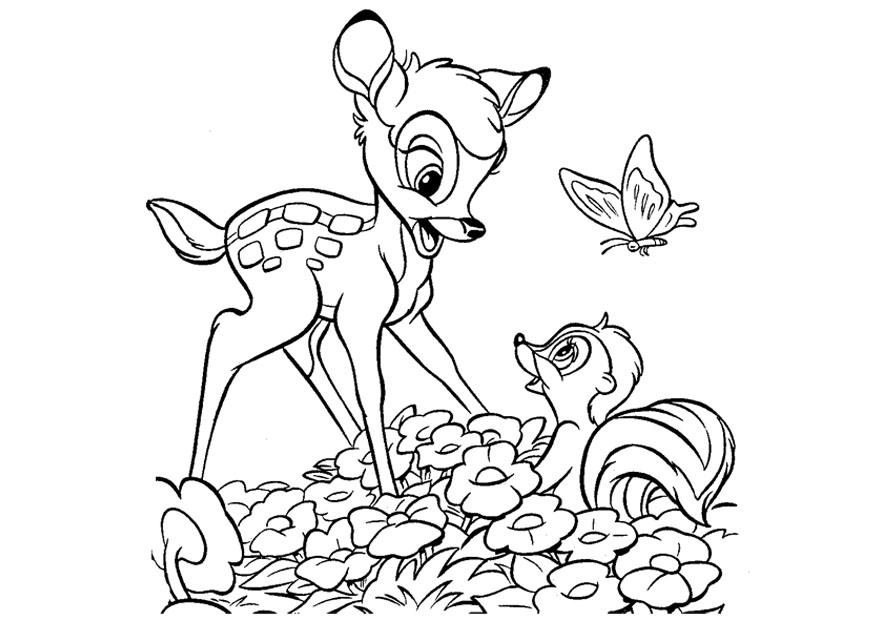bambi Fargeleggingsbilde bambi