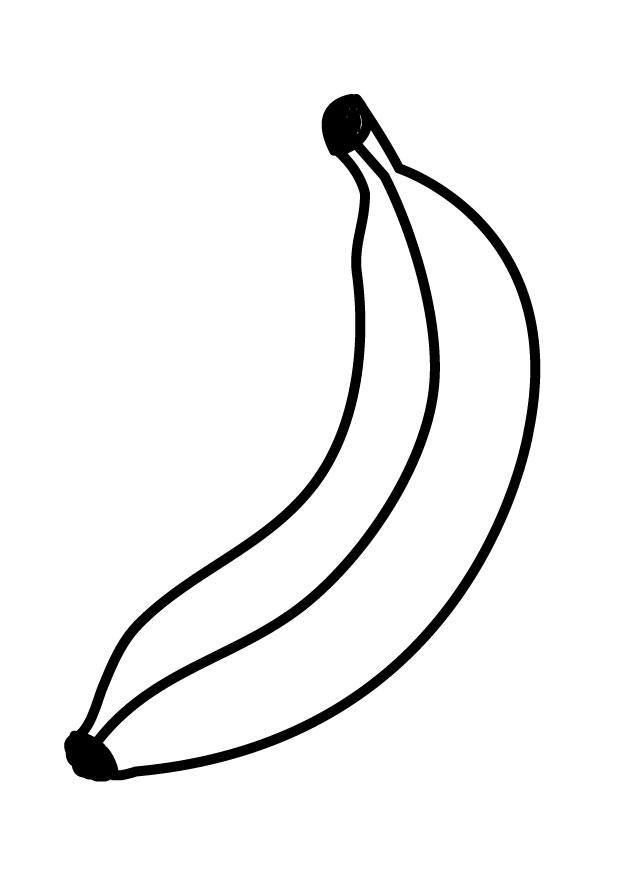 banan Fargeleggingsbilde banan
