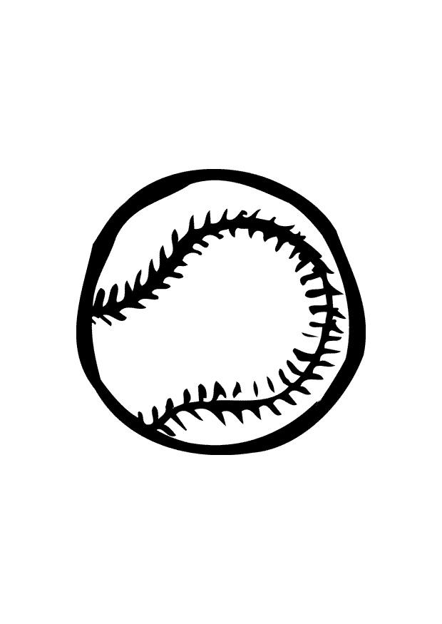 Fargeleggingsbilde baseball