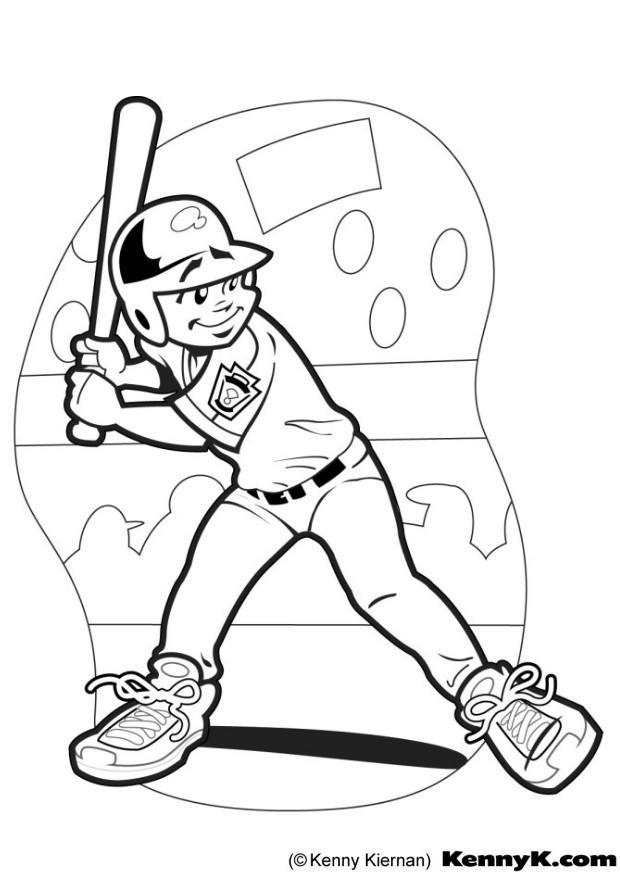 baseball Fargeleggingsbilde baseball