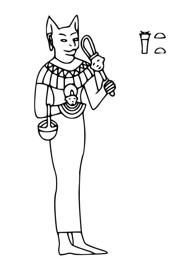 Fargeleggingsbilde bastet
