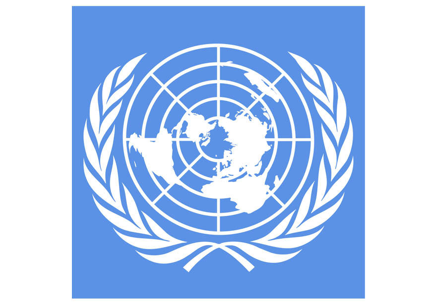 bilde de forente nasjoners flagg